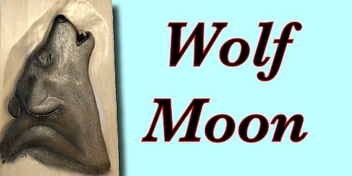 Hand-sculpted Wolf art, wildlife art, wildlife sculpture